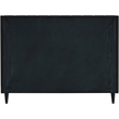 Meridian Furniture Eva Black Velvet Upholstered Full Bed