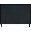 Meridian Furniture Eva Black Velvet Upholstered Queen Bed