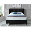 Meridian Furniture Eva Black Velvet Upholstered King Bed