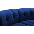 Meridian Furniture Limitless Navy Velvet Modular Loveseat