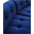 Meridian Furniture Limitless Navy Velvet Modular Loveseat