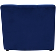 Meridian Furniture Limitless Navy Velvet Modular Chair