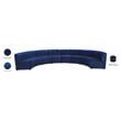 Meridian Furniture Limitless Navy Velvet Modular 8 Piece Sectional