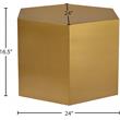 Meridian Furniture Hexagon Brushed Gold Modular Coffee Table