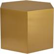 Meridian Furniture Hexagon Brushed Gold Modular Coffee Table