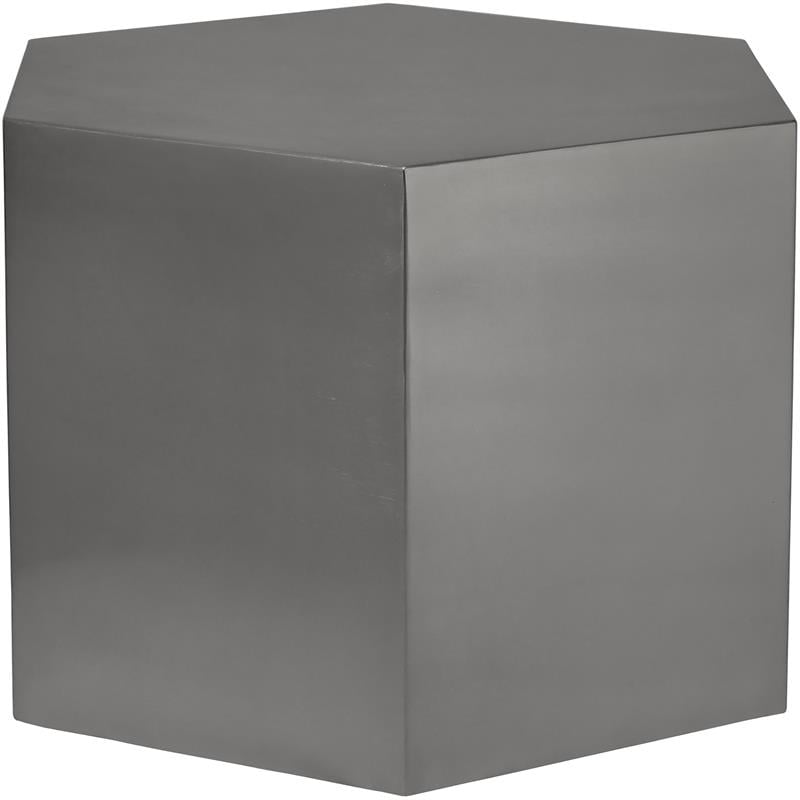 Meridian Furniture Hexagon Brushed Chrome Modular Coffee Table