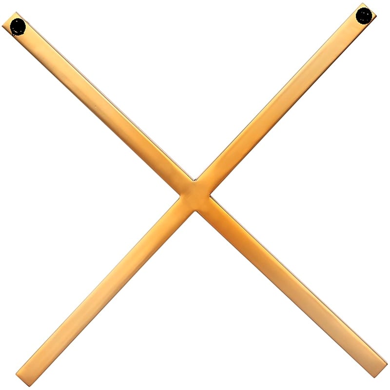 Meridian Furniture XOXO Gold Stainless Steel Contemporary Wall Decor