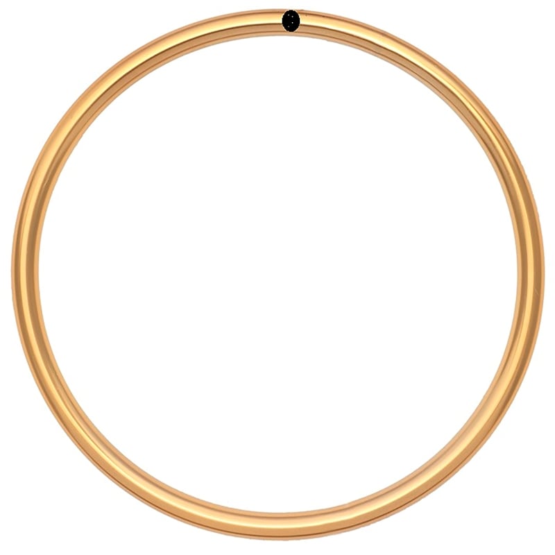 Meridian Furniture XOXO Gold Stainless Steel Contemporary Wall Decor