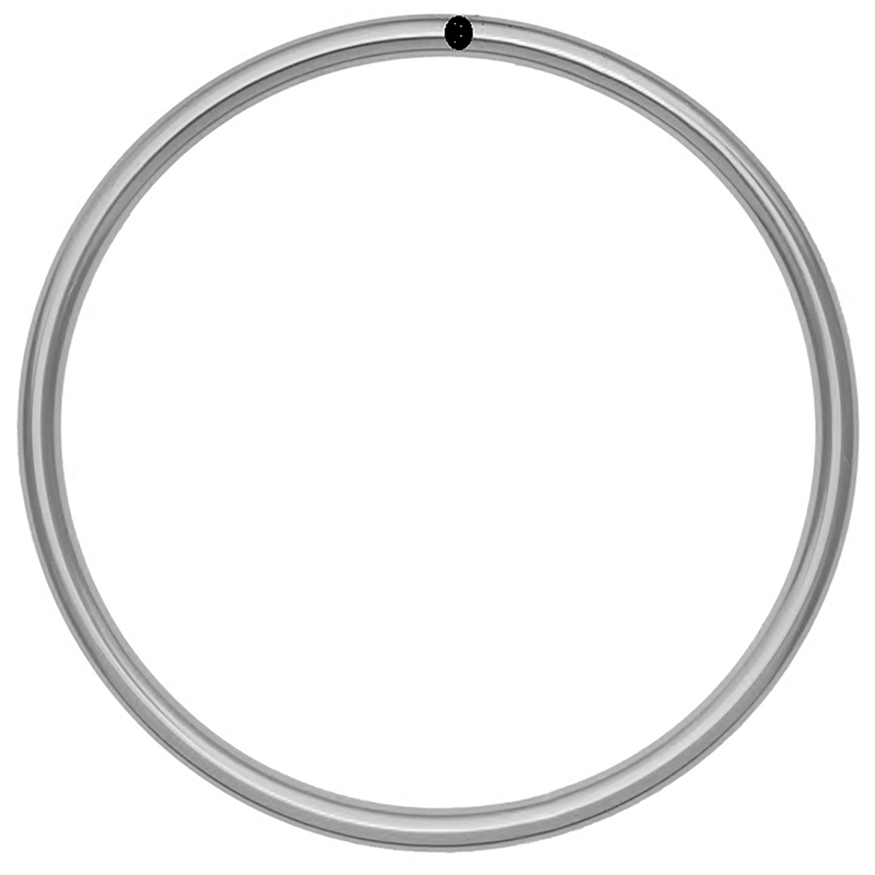 Meridian Furniture XOXO Chrome Stainless Steel Contemporary Wall Decor