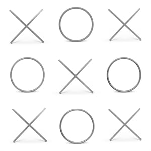 Meridian Furniture XOXO Chrome Stainless Steel Contemporary Wall Decor