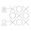 Meridian Furniture XOXO Chrome Stainless Steel Contemporary Wall Decor