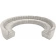 Meridian Furniture Limitless Cream Velvet Modular 12 Piece Sectional