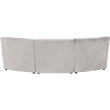 Meridian Furniture Limitless Cream Velvet Modular Sofa