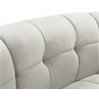 Meridian Furniture Limitless Cream Velvet Modular Chair
