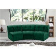 Meridian Furniture Limitless Green Velvet Modular Sofa
