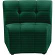 Meridian Furniture Limitless Green Velvet Modular Chair