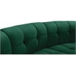 Meridian Furniture Limitless Green Velvet Modular 5 Piece Sectional