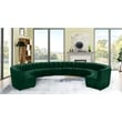 Meridian Furniture Limitless Gray Velvet Modular 12 Piece Sectional