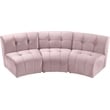 Meridian Furniture Limitless Pink Velvet Modular Sofa