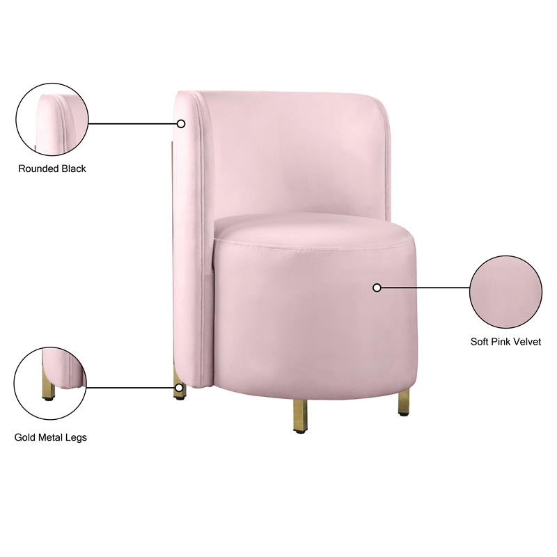 Meridian Furniture Rotunda Velvet Chair