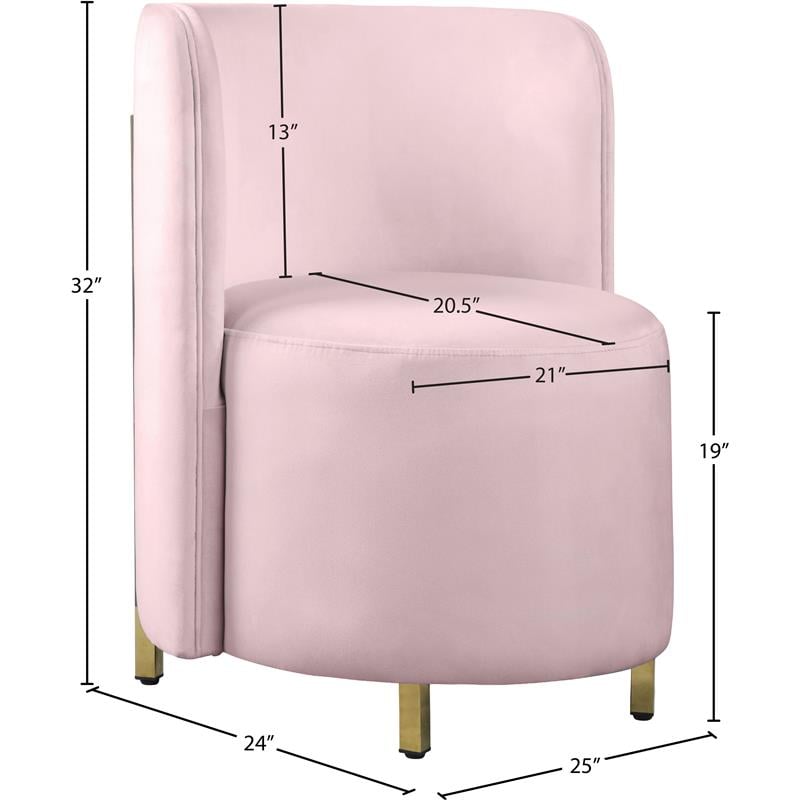 Meridian Furniture Rotunda Velvet Chair