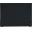 Meridian Furniture Geri Gray Velvet Queen Bed with Gold and Chrome Legs Included