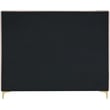 Meridian Furniture Geri Pink Velvet King Bed with Gold and Chrome Legs Included