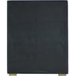 Meridian Furniture Nora Navy Velvet Twin Bed with Gold/Chrome Legs Included