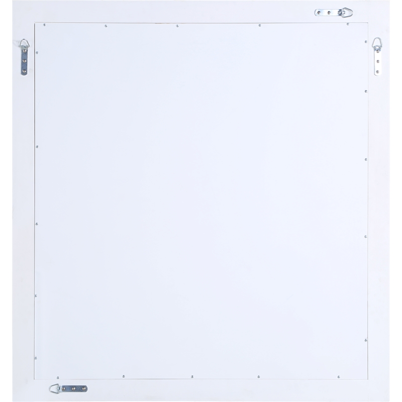 Meridian Furniture Zayne Contemporary Mirror in Rich White Finish