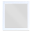 Meridian Furniture Zayne Contemporary Mirror in Rich White Finish