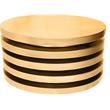 Meridian Furniture Levels Brushed Gold Round Coffee Table
