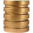 Meridian Furniture Levels Brushed Gold Round End Table