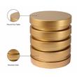 Meridian Furniture Levels Brushed Gold Round End Table