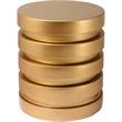 Meridian Furniture Levels Brushed Gold Round End Table