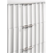 Meridian Furniture Modernist Contemporary Chest in White Medium Gloss Finish