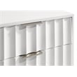 Meridian Furniture Modernist Nightstand in White Medium Gloss Finish