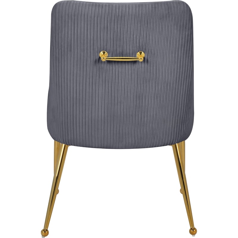 Meridian Furniture Ace Velvet Dining Chair - Gold Meridian Furniture Ace Velvet Dining Chair - Gold