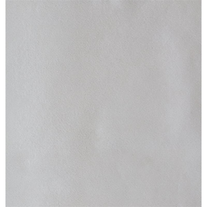 Meridian Furniture Pablo Cream Velvet Queen Bed with Chrome Metal Legs