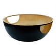 Meridian Furniture Doma Round Matte Black Metal Coffee Table with Glass Top