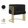 Meridian Furniture Rays Black Velvet Upholstered Accent Chair