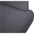 Meridian Furniture Rays Gray Velvet Upholstered Accent Chair