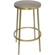 Meridian Furniture Tyson Brushed Gold Iron Counter Stool