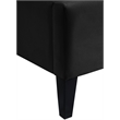 Meridian Furniture Fritz Black Velvet King Bed