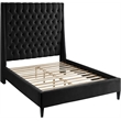Meridian Furniture Fritz Black Velvet King Bed