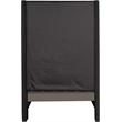 Meridian Furniture Fritz Black Velvet Twin Bed