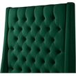 Meridian Furniture Fritz Green Velvet Full Bed