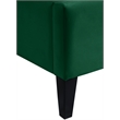 Meridian Furniture Fritz Green Velvet Full Bed