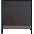 Meridian Furniture Fritz Navy Velvet King Bed