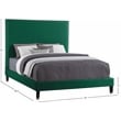 Meridian Furniture Harlie Green Velvet King Bed