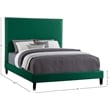 Meridian Furniture Harlie Green Velvet King Bed
